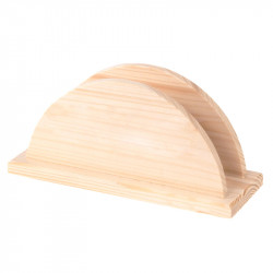 Drewniany stojak na serwetki, serwetnik - 15,5 x 5,5 cm
