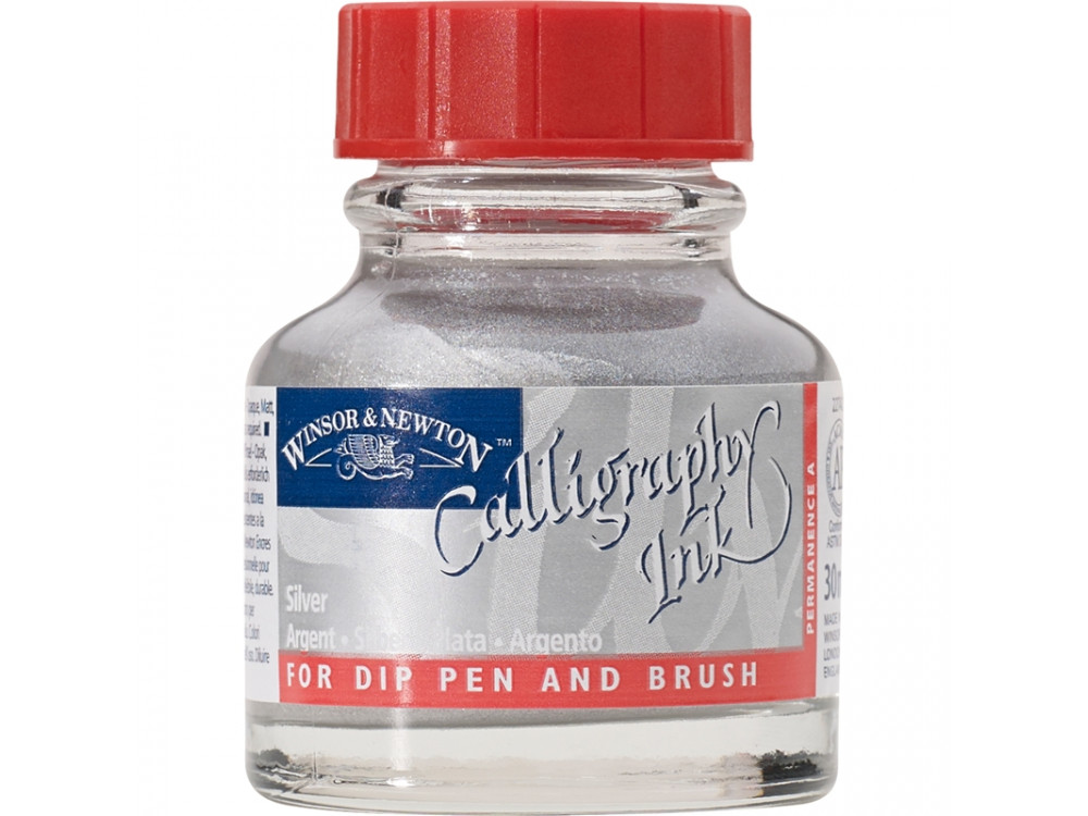 Calligraphy Inks - Silver - Winsor & Newton