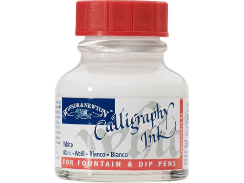Calligraphy Inks - White - Winsor & Newton