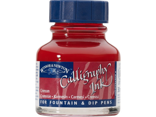 Calligraphy Inks - Crimson - Winsor & Newton