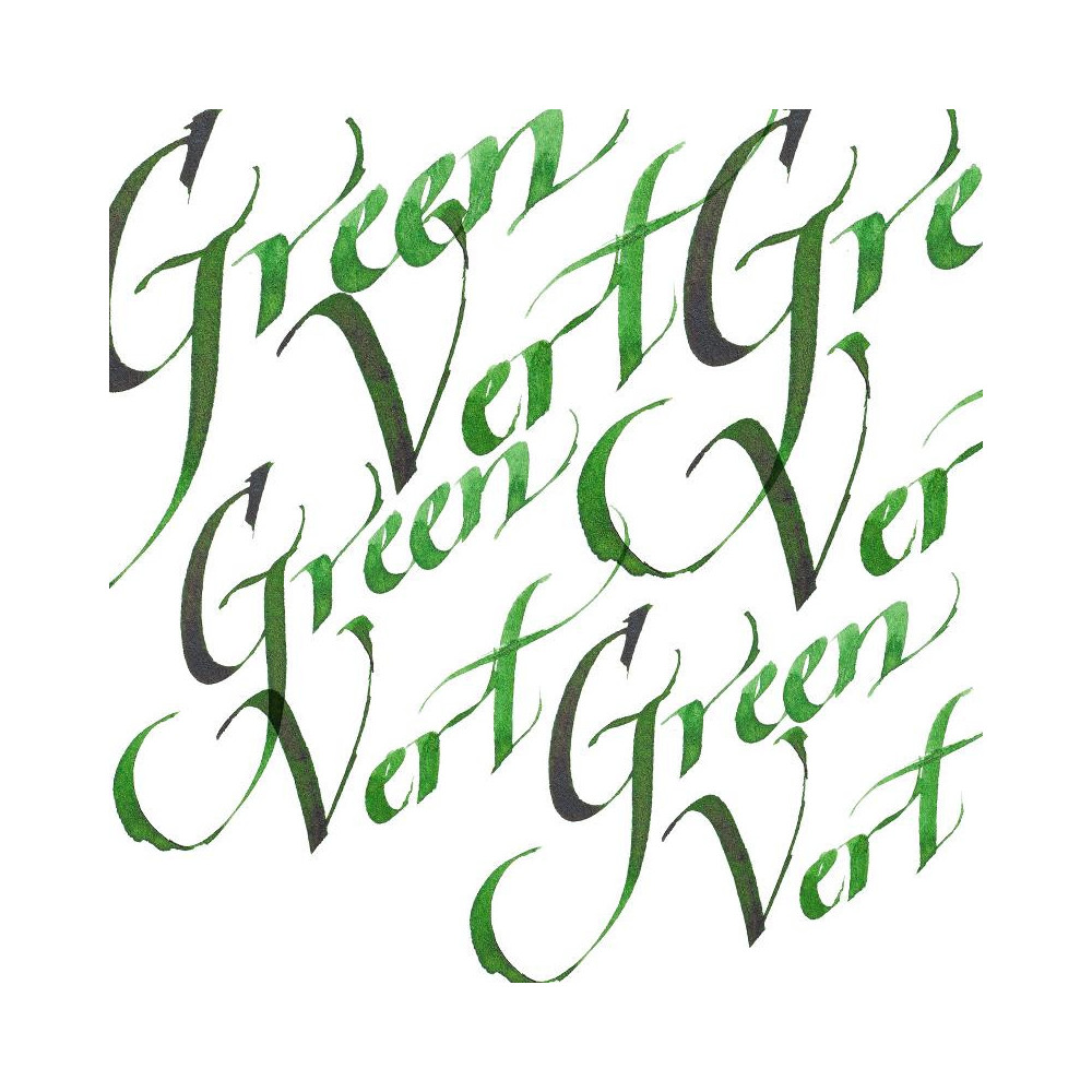 Tusz do kaligrafii - Winsor & Newton - green, 30 ml