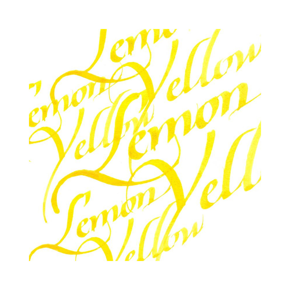 Tusz do kaligrafii - Winsor & Newton - lemon yellow, 30 ml