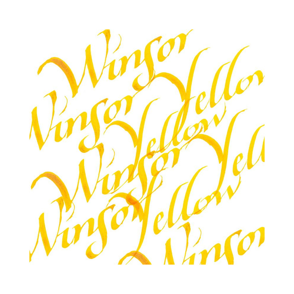 Tusz do kaligrafii - Winsor & Newton - winsor yellow, 30 ml