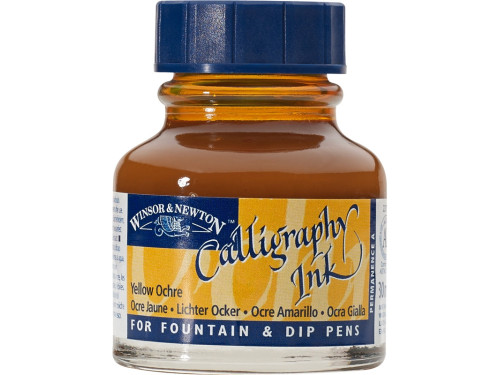 Calligraphy Inks - Yellow Ochre - Winsor & Newton