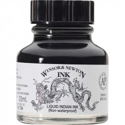 Tusz rysunkowy - Winsor & Newton - liquid indian ink, 30 ml