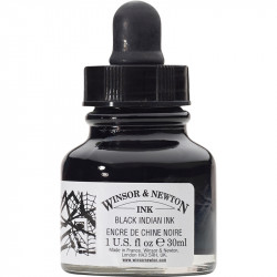 Dopper Black Indian Ink - Winsor & Newton - 30 ml