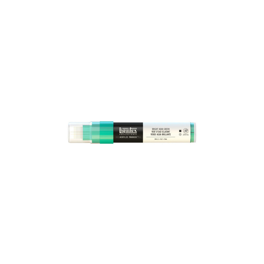 Marker akrylowy - Liquitex - bright aqua green, 15 mm