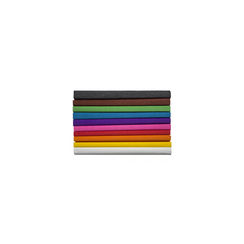 Crepe paper - Happy Color - 10 colors, 10 pcs.