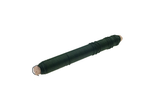 Decorative Wrap wire on spool 38 m 100 g green