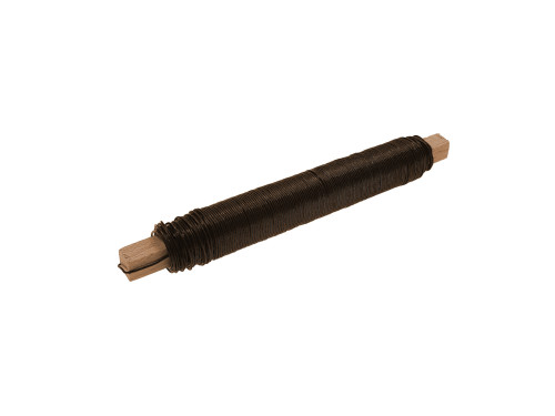 Decorative Wrap wire on spool 38 m 100 g brown