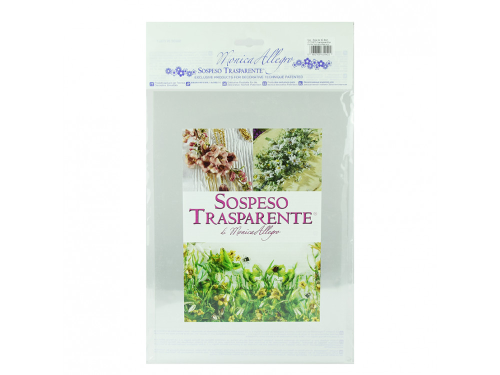Neutral film - 4 sheets - SOSPESO TRASPARENTE