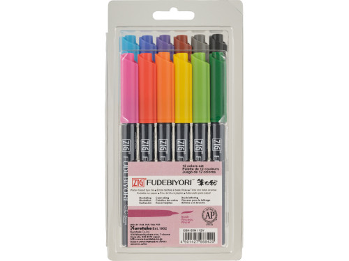 Fudebiyori pens - Kuretake - 12 colors