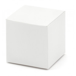 Square boxes, white