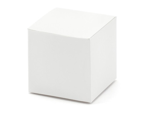 Square boxes, white