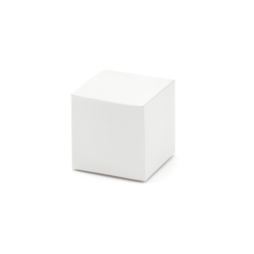 Square boxes, white