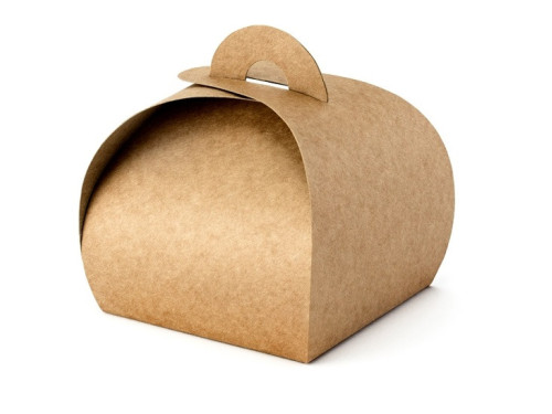 Boxes Heart, kraft 8,5x8,5x7 - 10 pcs