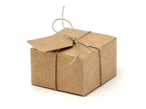 Boxes Heart, kraft 6x5,5x3,5 - 10 pcs