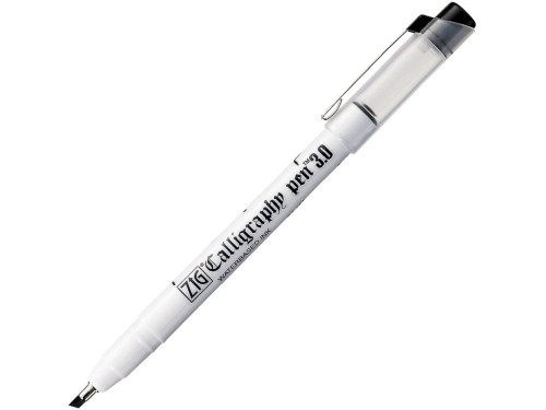 ZIG Calligraphy oblique pen - Kuretake - black, 3 mm