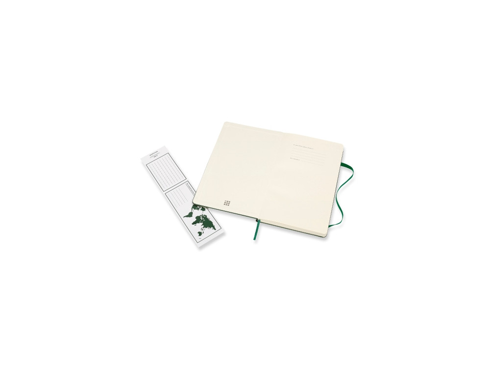 Notebook - Moleskine - plain, hard, L, myrtle green