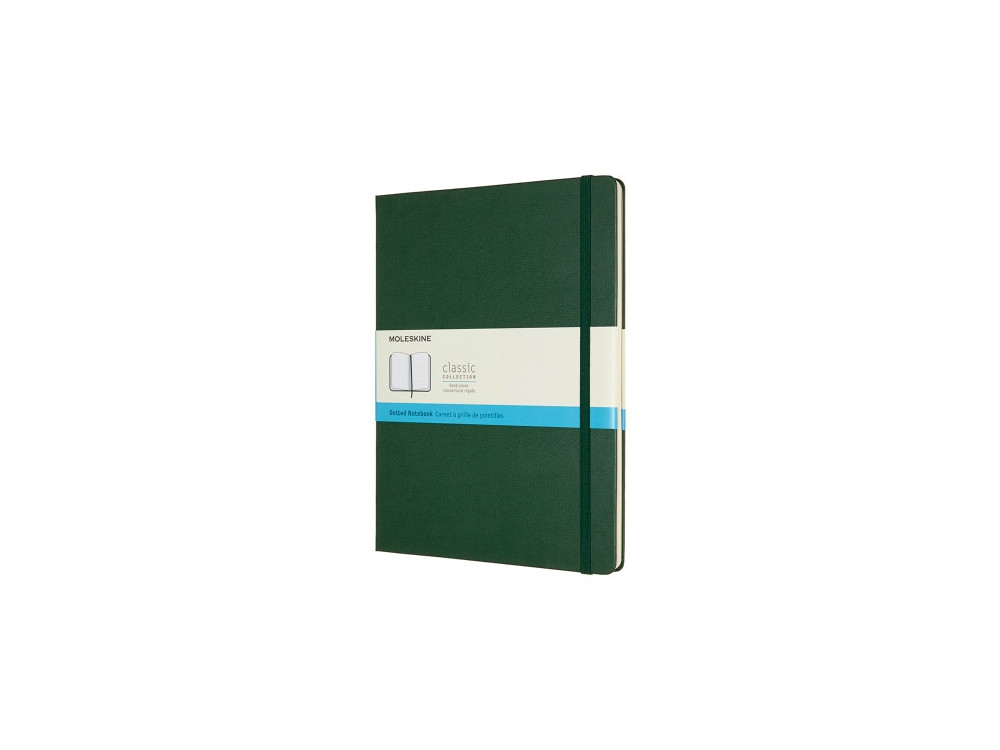 Notebook - Moleskine - dotted hard XL myrtle green