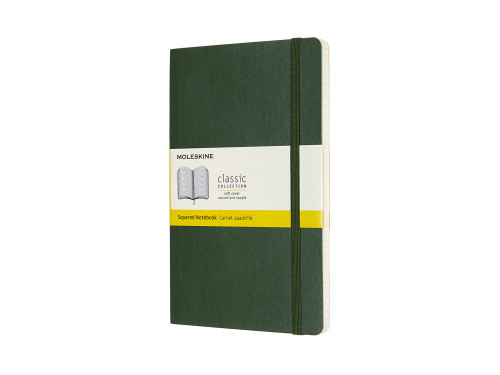 Notebook - Moleskine - squared soft L myrtle green