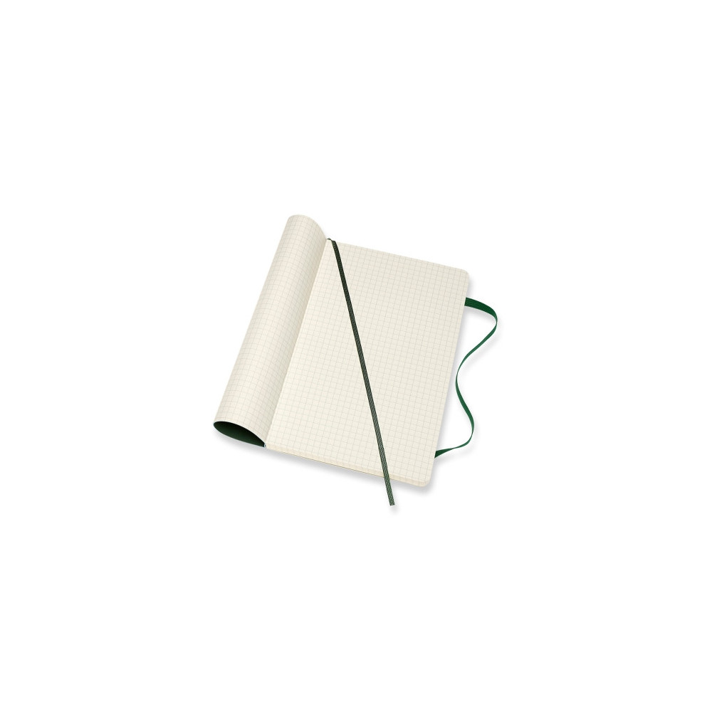 Notebook - Moleskine - squared, soft, L, myrtle green