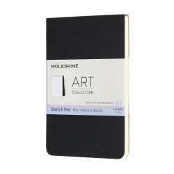 Sketch Pad - Moleskine - plain, soft, pocket, black