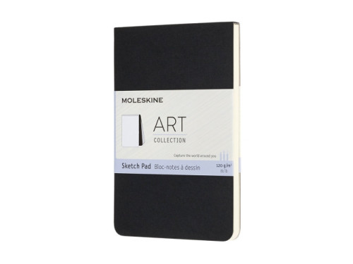Szkicownik - Moleskine - gładki miękki kieszonkowy czarny