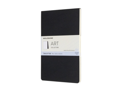 Sketch Pad - Moleskine - plain soft L black