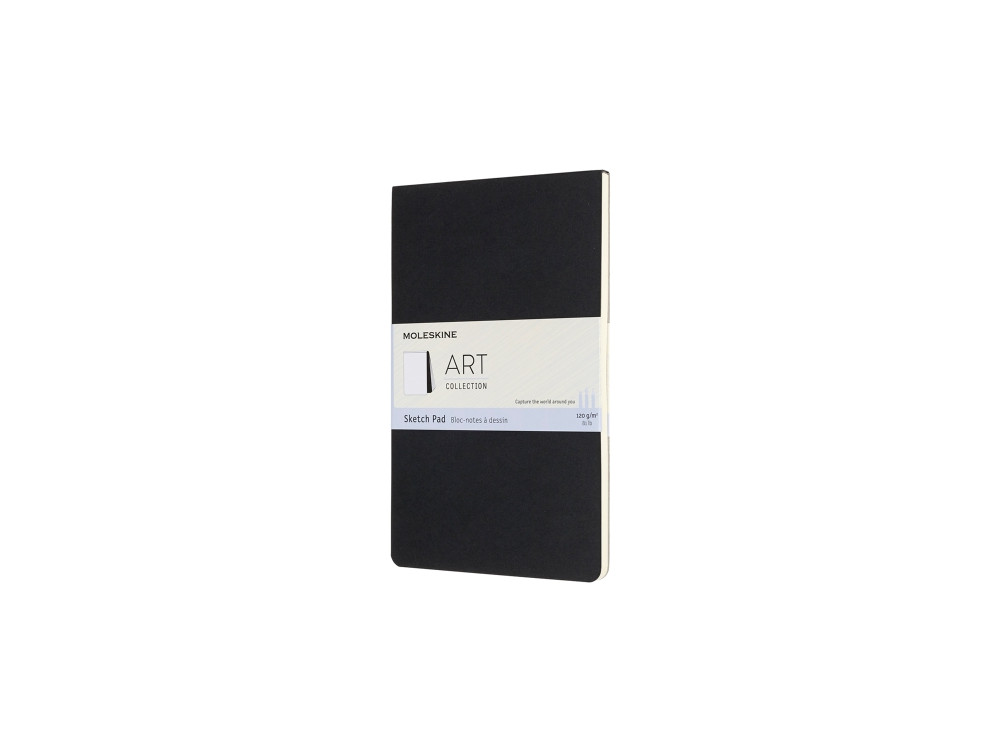 Sketch Pad - Moleskine - plain, soft, L, black