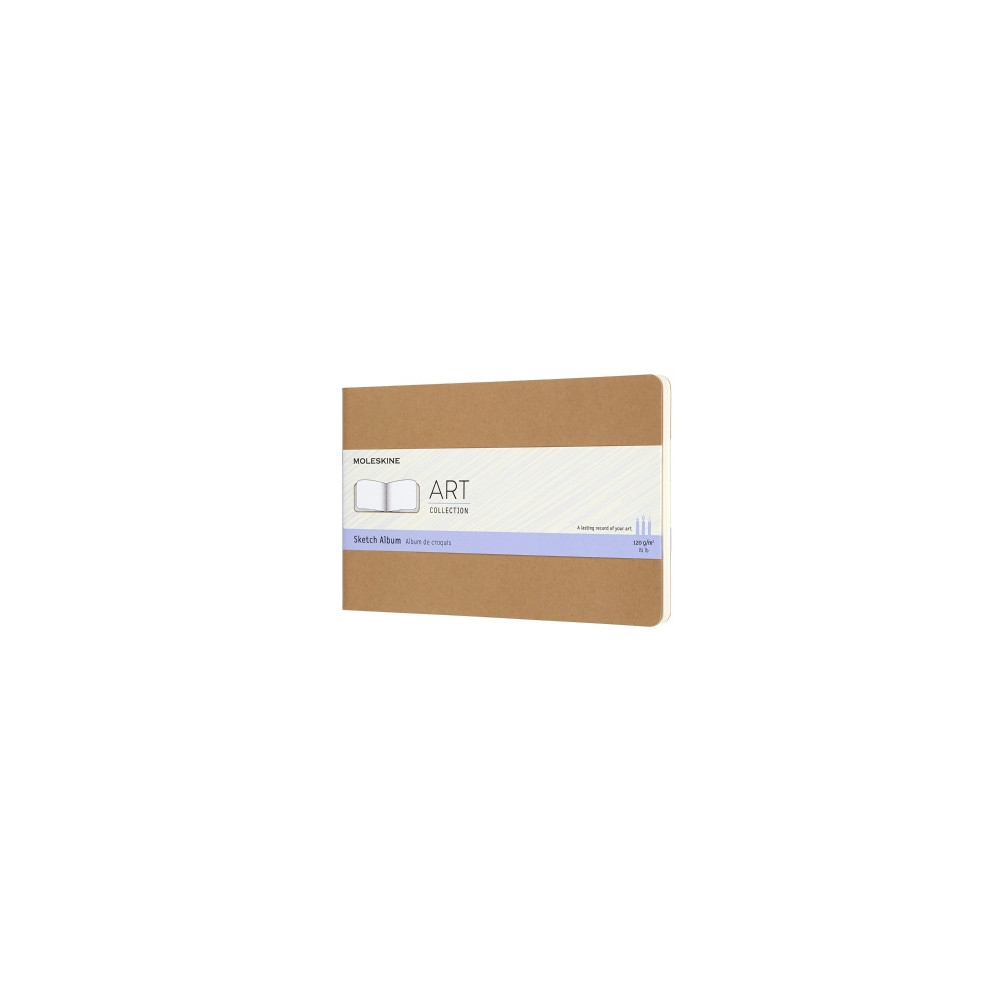 Sketch album - Moleskine - plain, soft, L, kraft brown