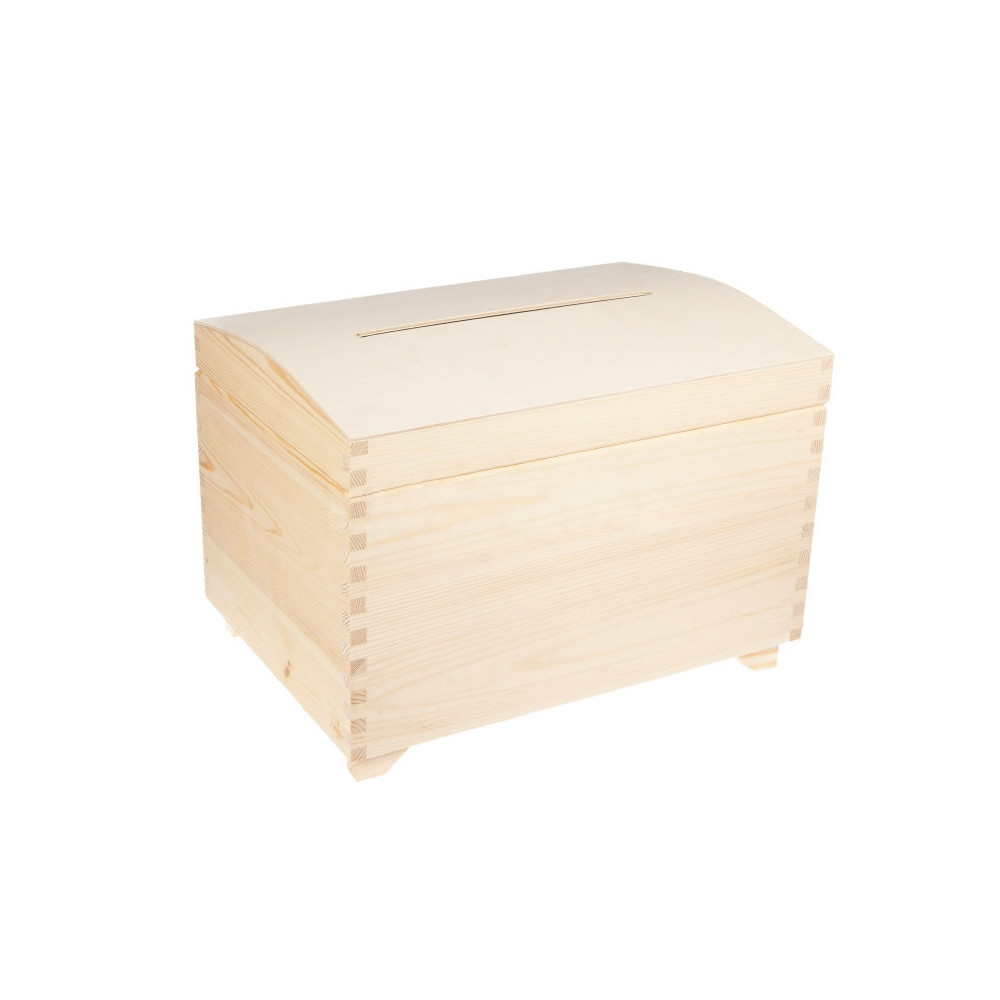 Wooden Trunk - wedding envelopes box