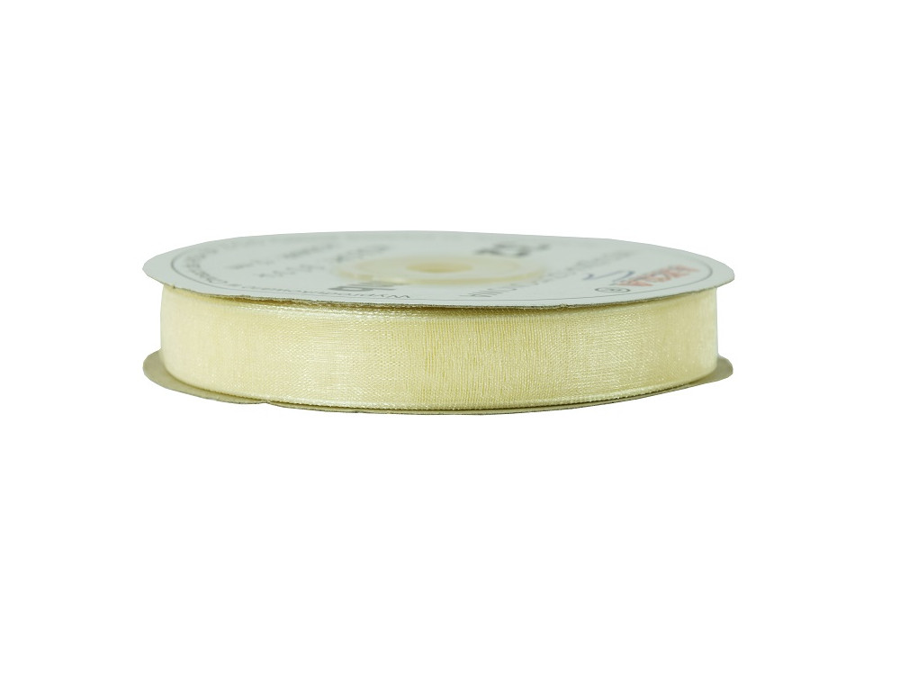 Wstążka szyfonowa 12 mm 32 m - 9004