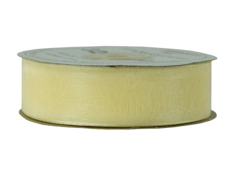 Wstążka szyfonowa 25 mm 32 m - 9004
