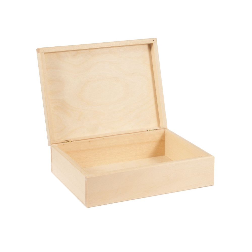 Drewniane pudełko, kasetka - 27,5 x 20,5 cm