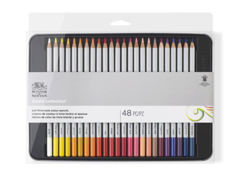 Zestaw kredek Studio Collection - Winsor & Newton - 48 szt.