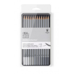 Graphite Pencils Set - Winsor & Newton - 12 pc.