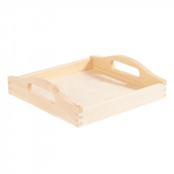 Wooden tray - 24 x 24 cm