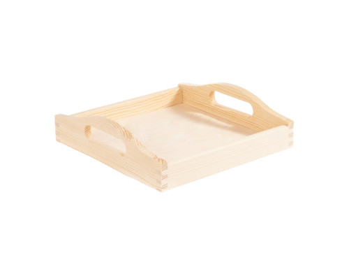 Wooden tray - 24 x 24 cm