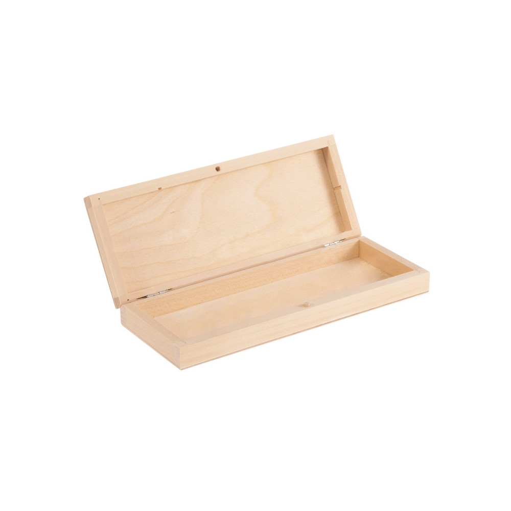 Piórnik drewniany bez przegródek - 20,5 x 8 x 3,8 cm