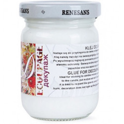 Decoupage Glue & Varnish for Canldes 110 ml Renesans