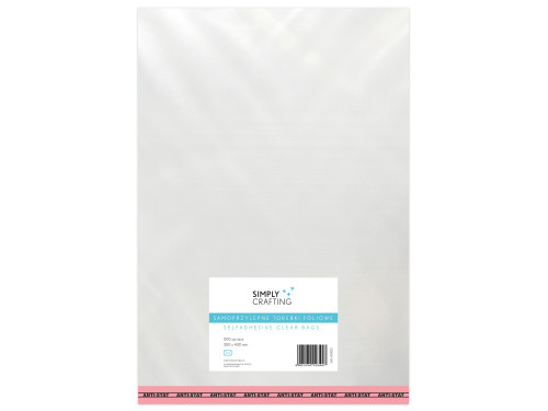 Self-adhesive foil plastic bags - 35 x 43 cm, 500 pcs.