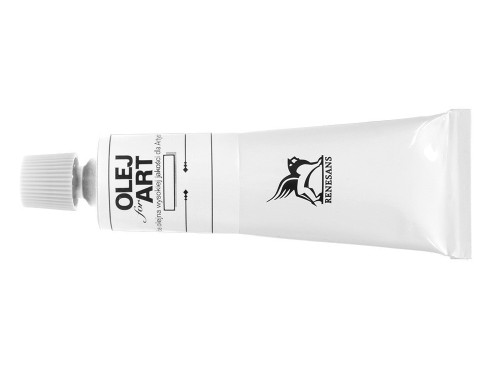 Farba olejna Olej for Art - Renesans - 1, biel cynkowa, 60 ml