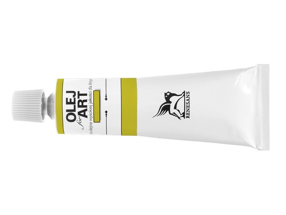 Oil-color Olej For Art - Renesans - 7, zinc yellow, 60 ml