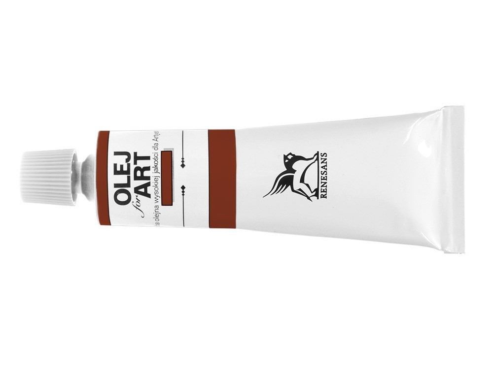 Oil paint Olej for Art - Renesans - 21, Pozzuoli red, 60 ml