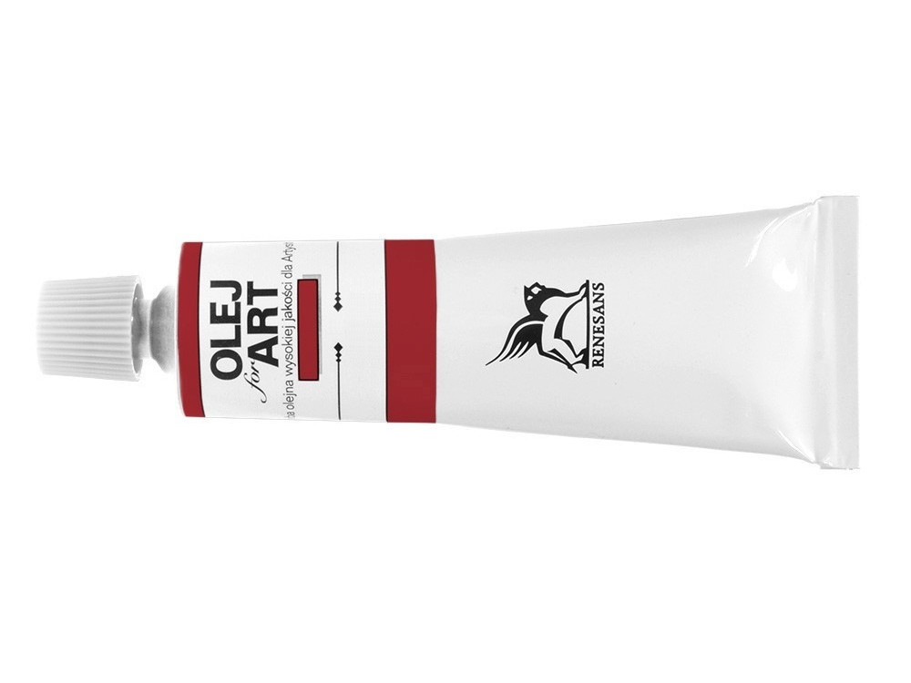 Oil paint Olej for Art - Renesans - 25, geranium lake, 60 ml