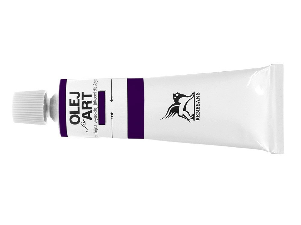 Oil paint Olej for Art - Renesans - 26, violet lake, 60 ml