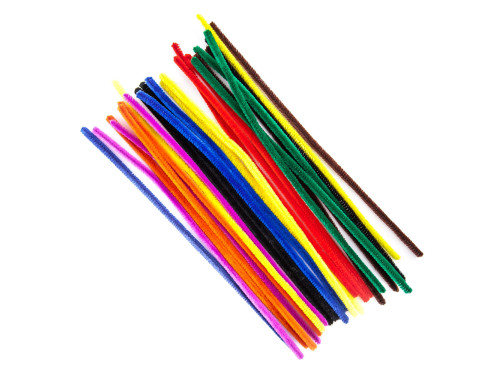 Druciki kreatywne, ozdobne - DpCraft - kolorowe, 30 cm, 25 szt.