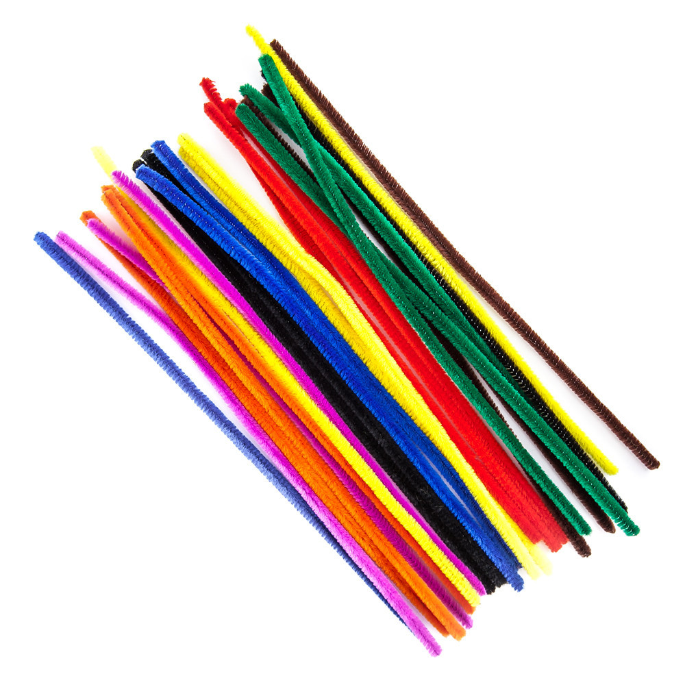 Chenille creative stems - DpCraft - colorful, 30 cm, 25 pcs.
