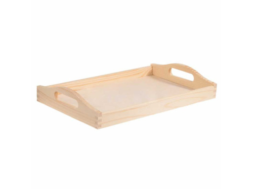 Wooden simple tray - medium, 24 x 39,5 cm